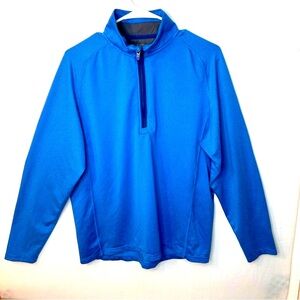 Vineyard Vines Performance Men’s Blue Long Sleeve Tee Quarter Zip Shirt Size M